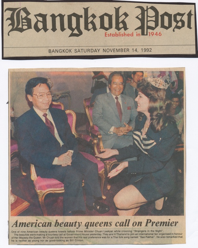 Meeting the Prime Minister of Thailand